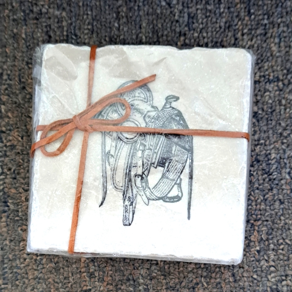 Marble coasters equestrian